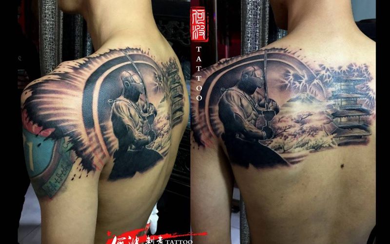 忍者灵魂纹身图片