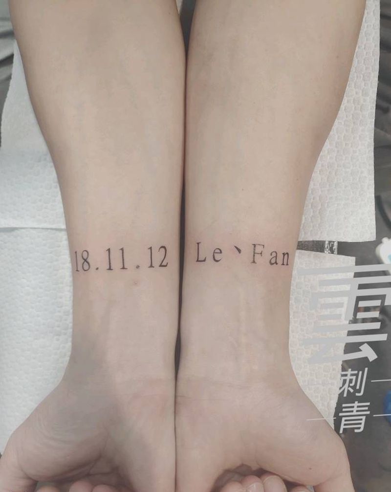 记忆纹身图片_手臂几何纹身图案