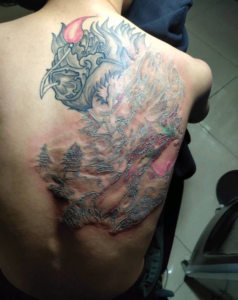 洗纹身走一走纹身图片