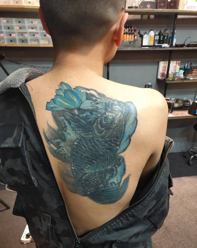 大面积洗纹身纹身图片