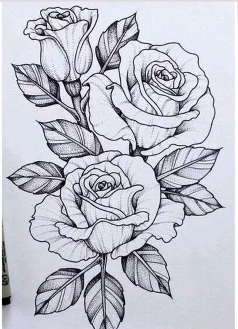 花纹身图片_手部纹身图案