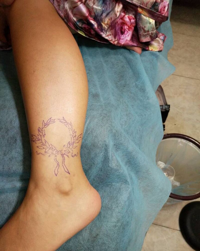 草圈小清新纹身图片