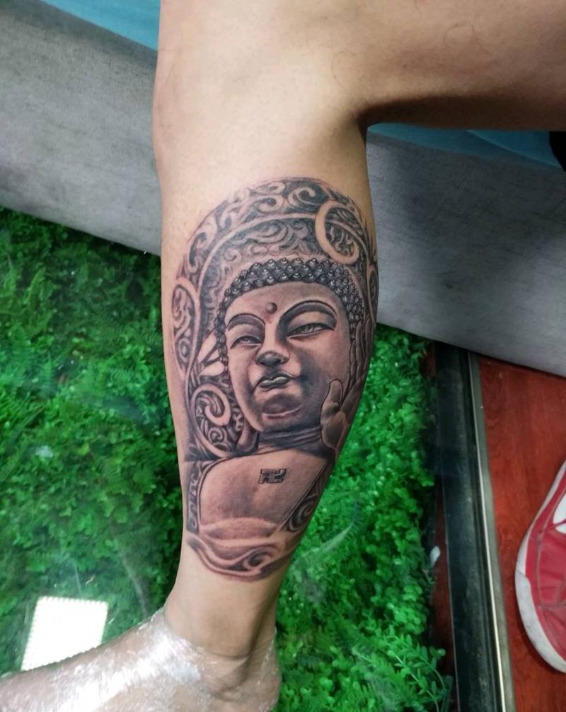 佛纹身图片