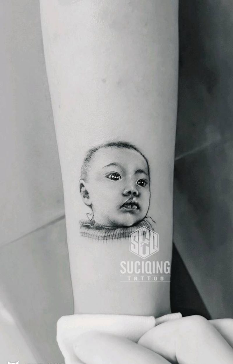 抽象写实纹身图片_手部手臂欧美写实纹身图案