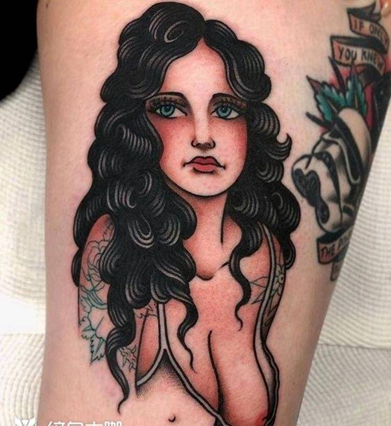 欧美纹身图片_手臂欧美写实纹身图案