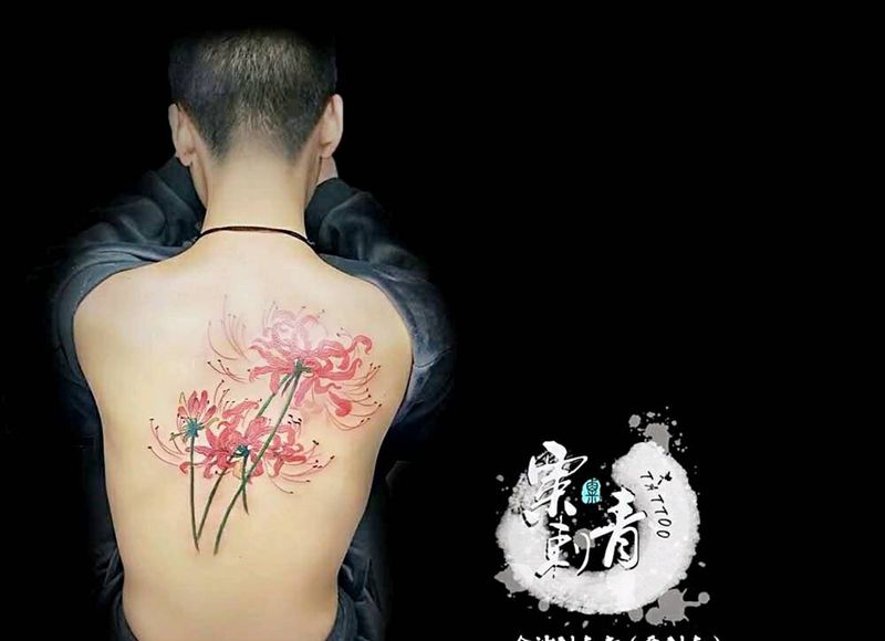 彼岸花纹身图片