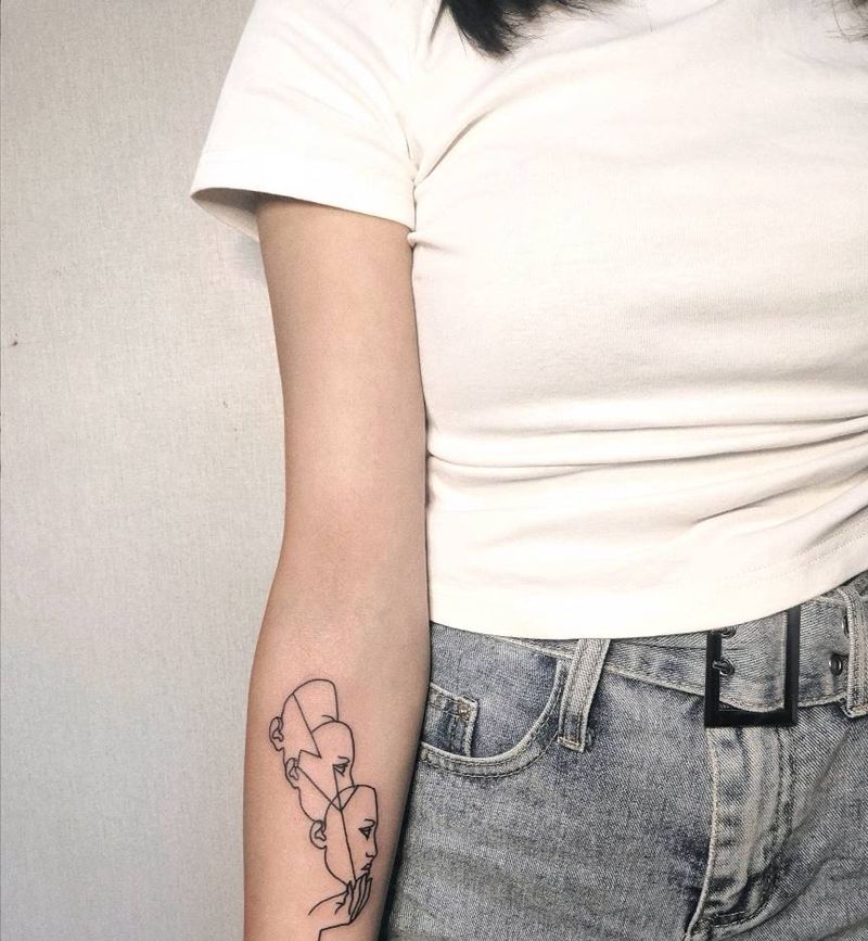 几何纹身图片_手部手臂几何几何线条纹身图案