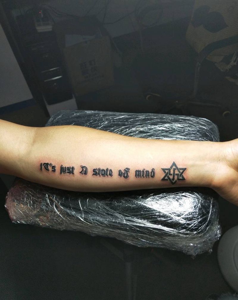 英文纹身图片_手臂纹身图案