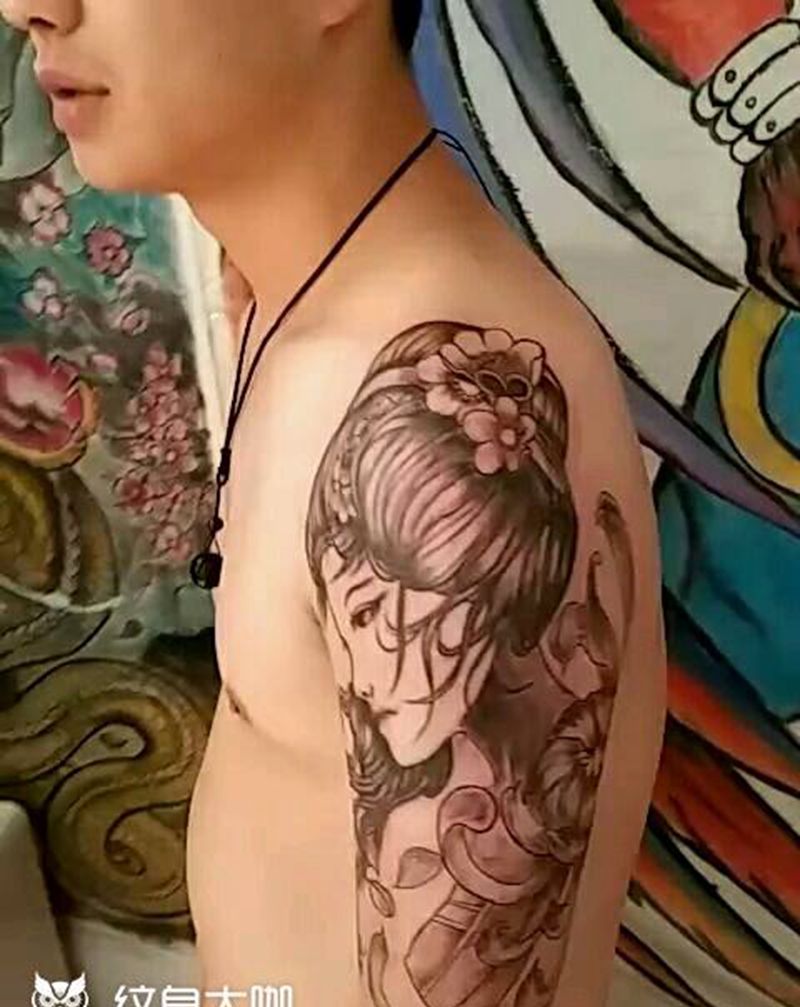 淡淡的忧伤纹身图片