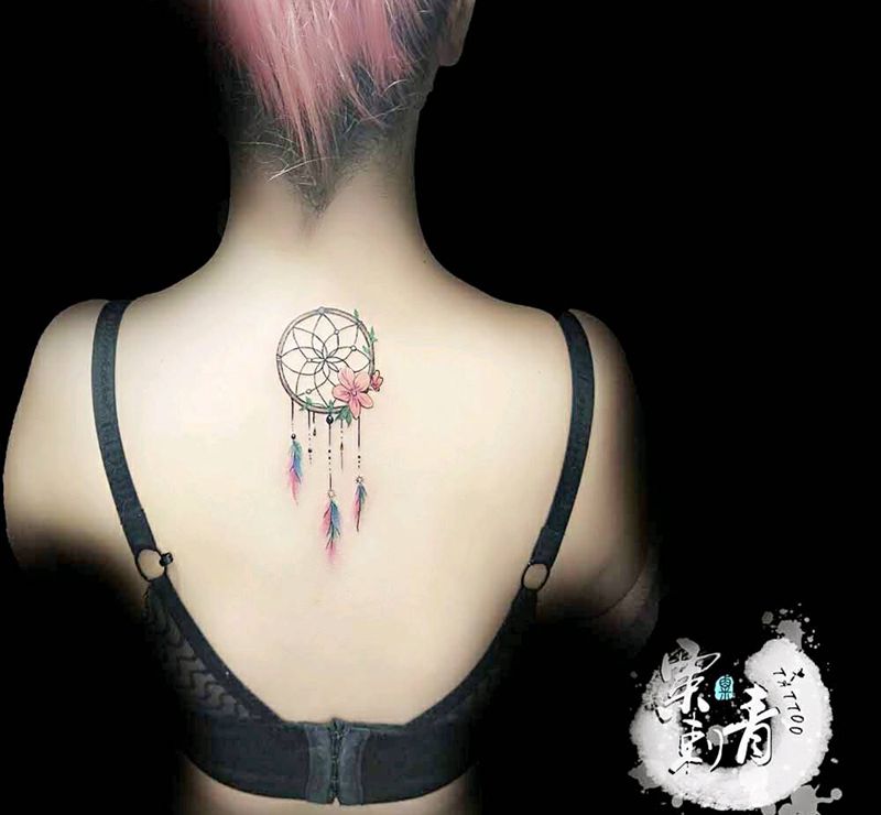 铺梦网纹身图片