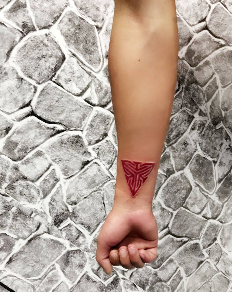 三角形纹身图片