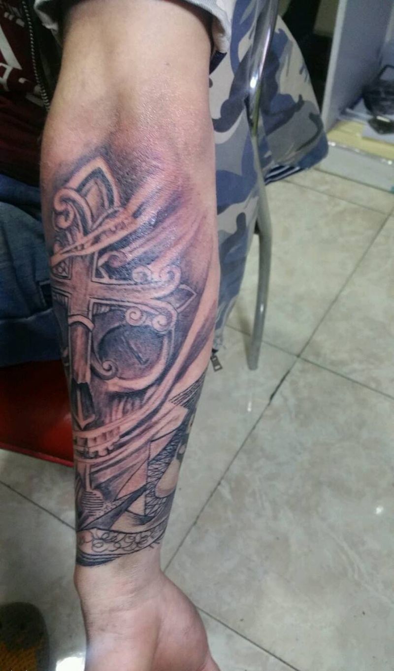 幽灵架纹身图片