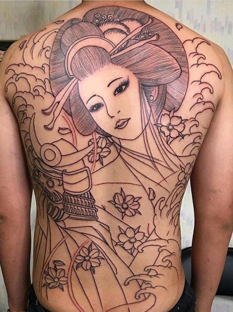 ！纹身图片_背部纹身图案