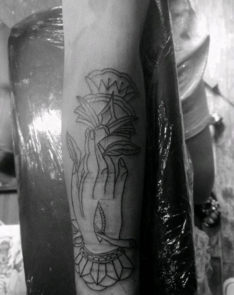 手纹身图片