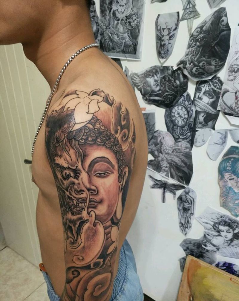 一念之间纹身图片