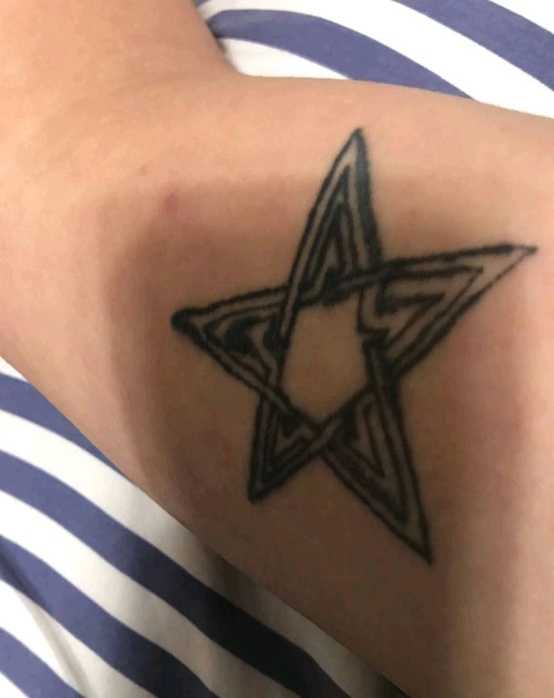 修改自带图纹身图片_手臂手部点刺纹身图案