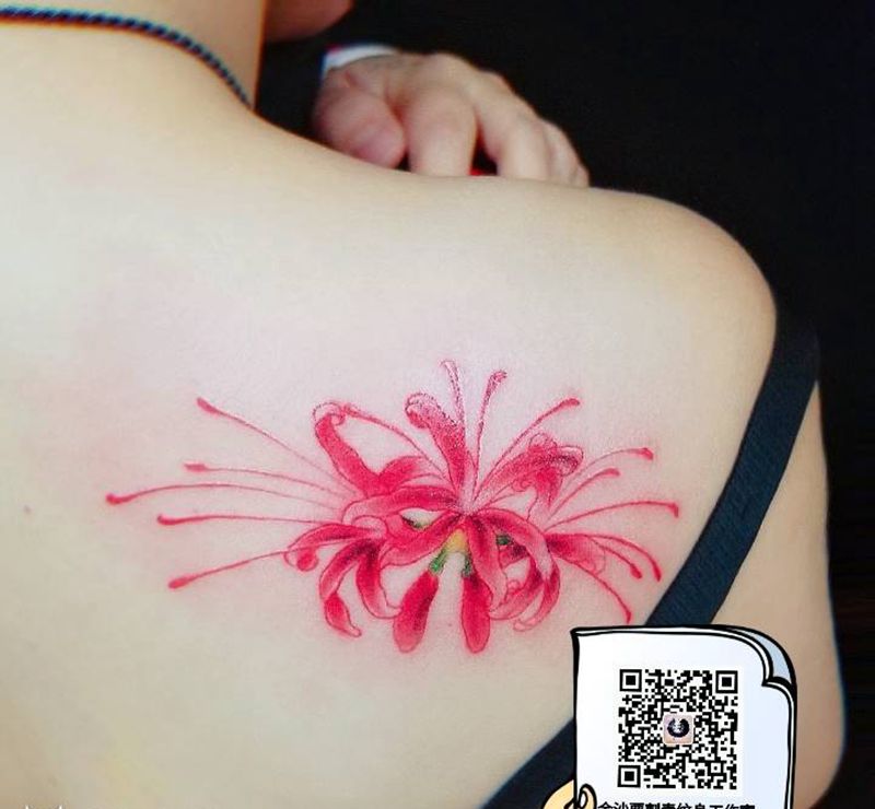 彼岸花纹身纹身图片