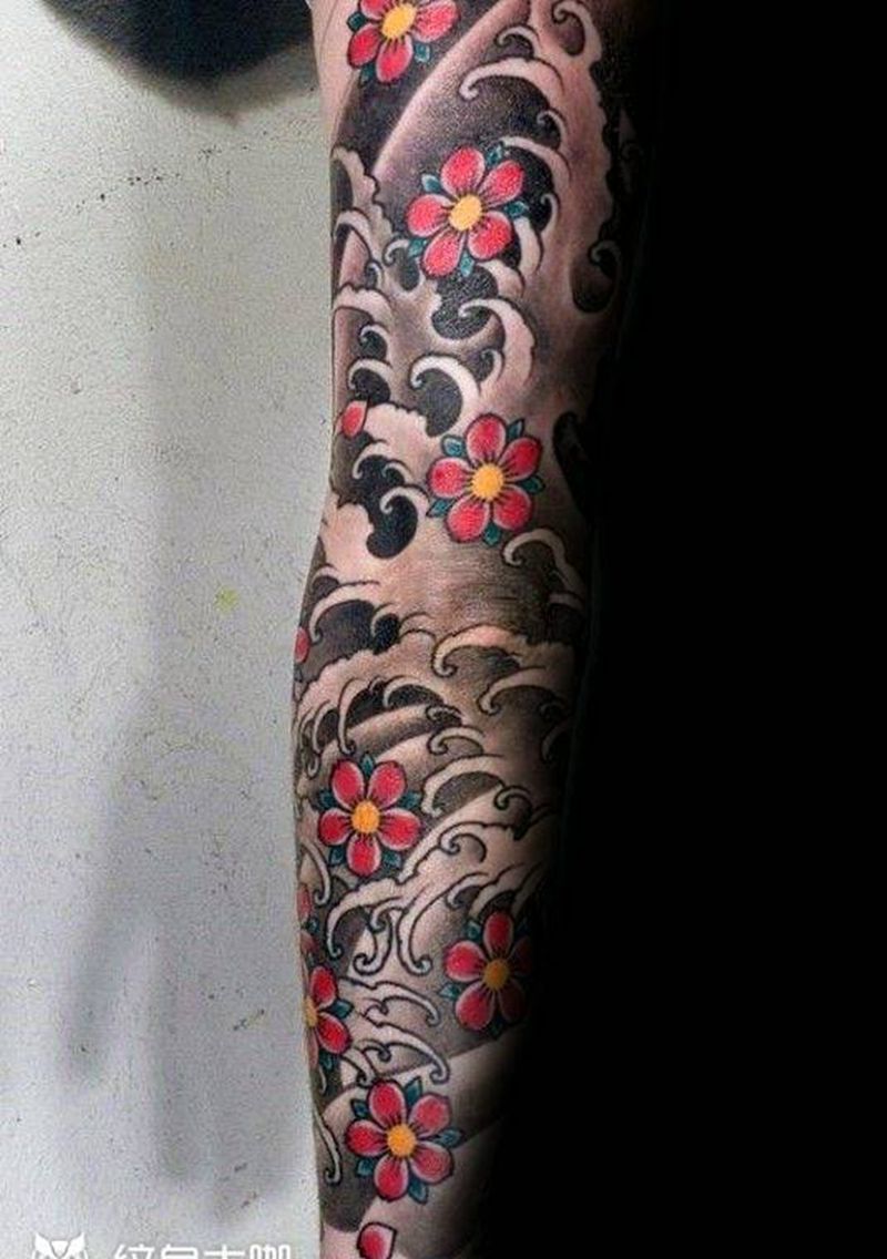 花臂纹身图片_手臂手部纹身图案