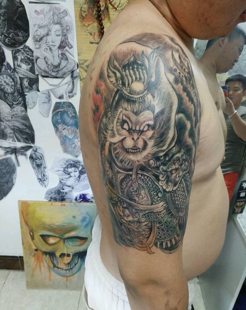 要那铁棒有何用纹身图片