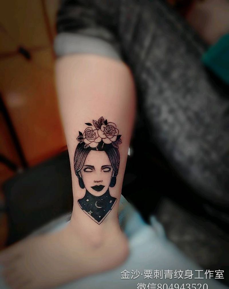 SC纹身图片_脚部New School纹身图案