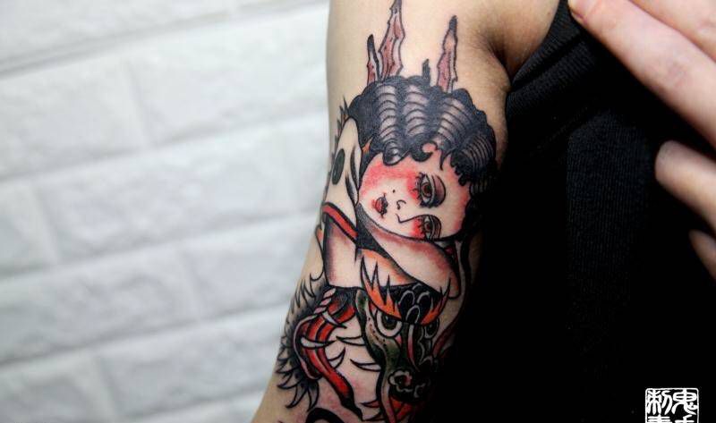 鬼手纹身7.27日作品纹身图片_鬼手昆明云南纹身图案