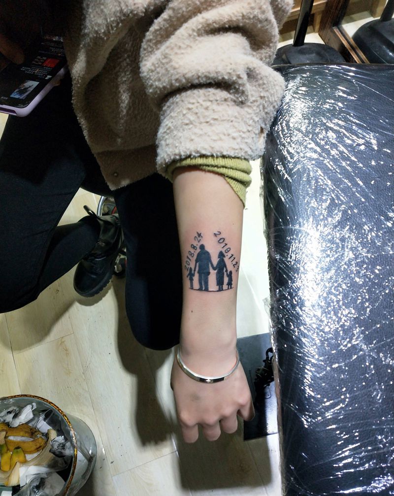 小清新纹身图片_手臂手部纹身图案