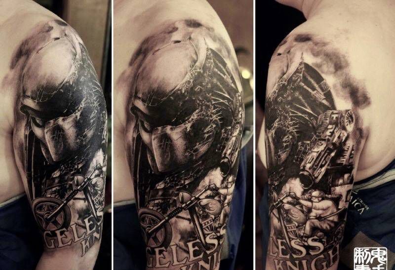 昆明鬼手纹身8.8作品鉴赏纹身图片_鬼手昆明成品纹身图案