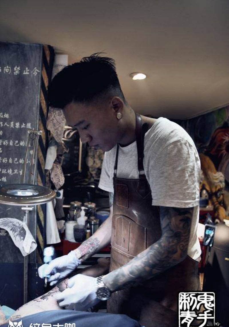 鬼手纹身纹身图片_鬼手昆明云南纹身图案