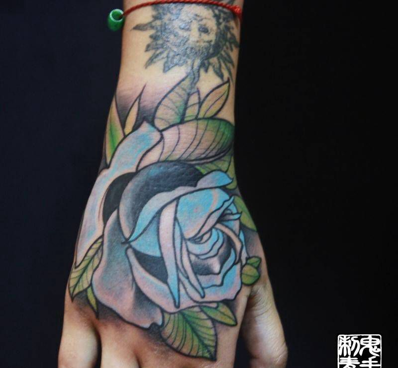 鬼手纹身3.30日作品纹身图片_云南昆明鬼手纹身图案
