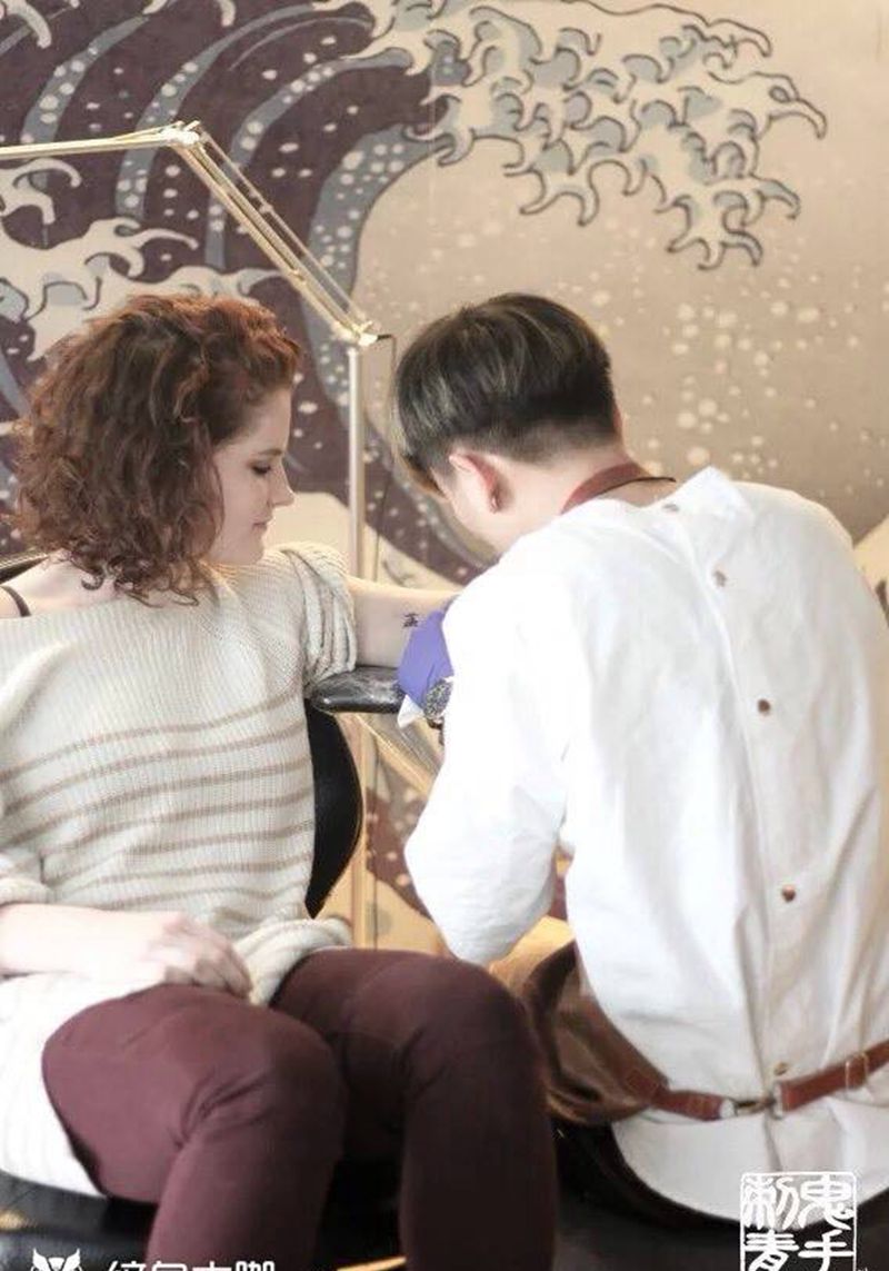 工作照纹身图片