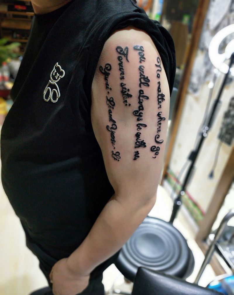 英文纹身图片_手臂手部纹身图案