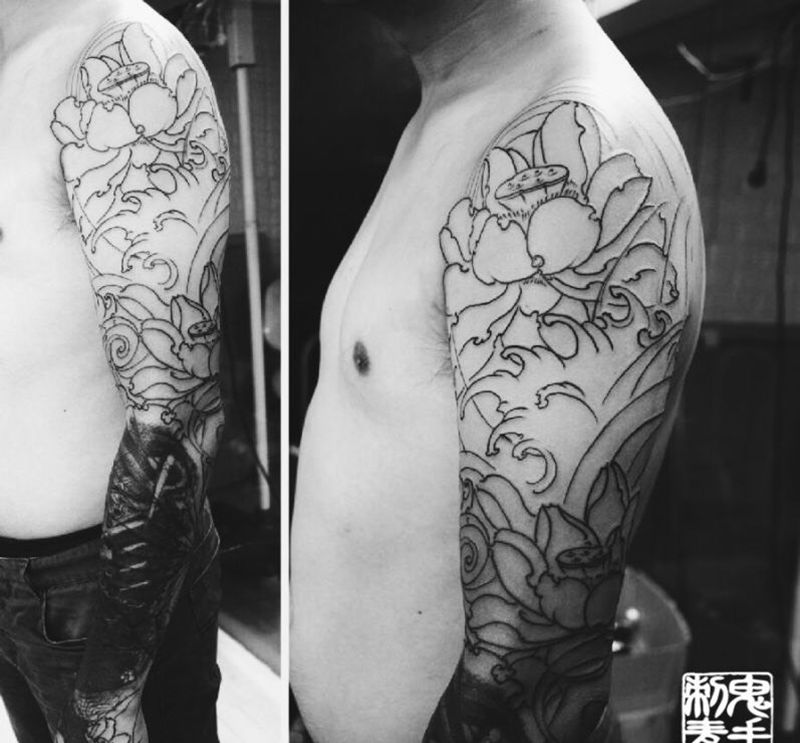 昆明鬼手纹身9.4作品鉴赏纹身图片_鬼手昆明成品胸部背部手部腰部颈部肩部臀部纹身图案