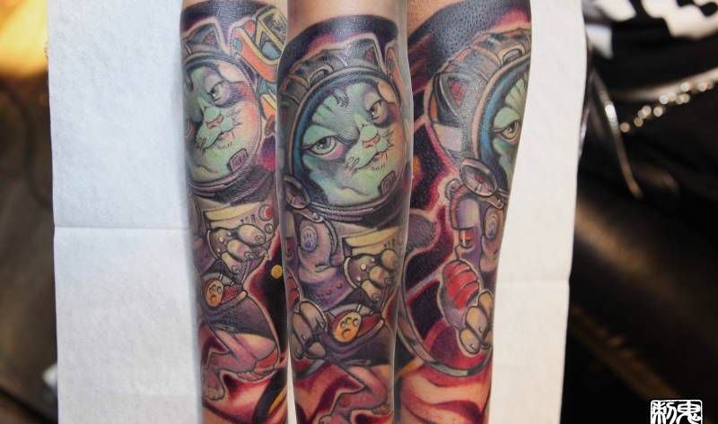 鬼手纹身12.31作品纹身图片_成品肩部背部手部脚部臀部胸部鬼手昆明纹身图案