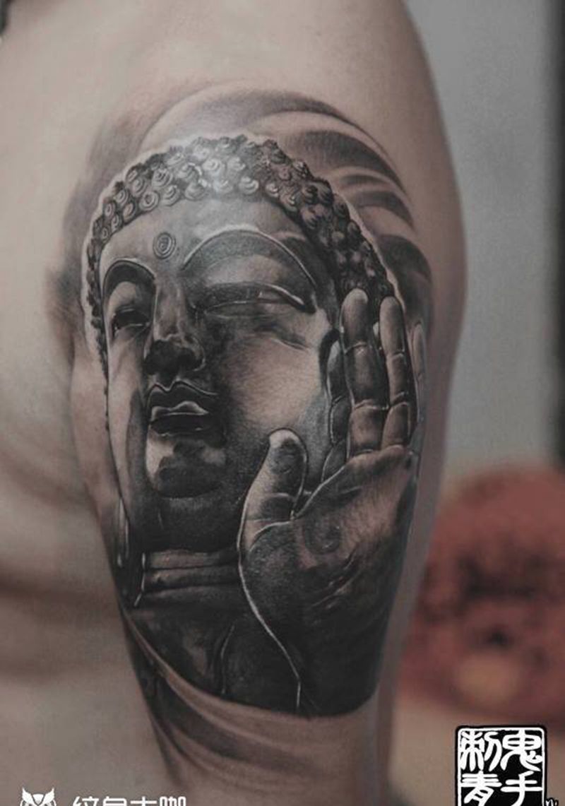 昆明鬼手纹身2.5作品鉴赏纹身图片_成品肩部手部脚部胸部臀部背部颈部鬼手昆明纹身图案