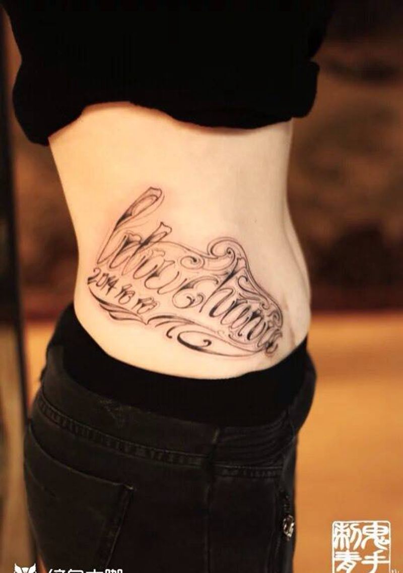 侧腰奇卡诺 小鬼师傅作品纹身图片_鬼手纹身图案