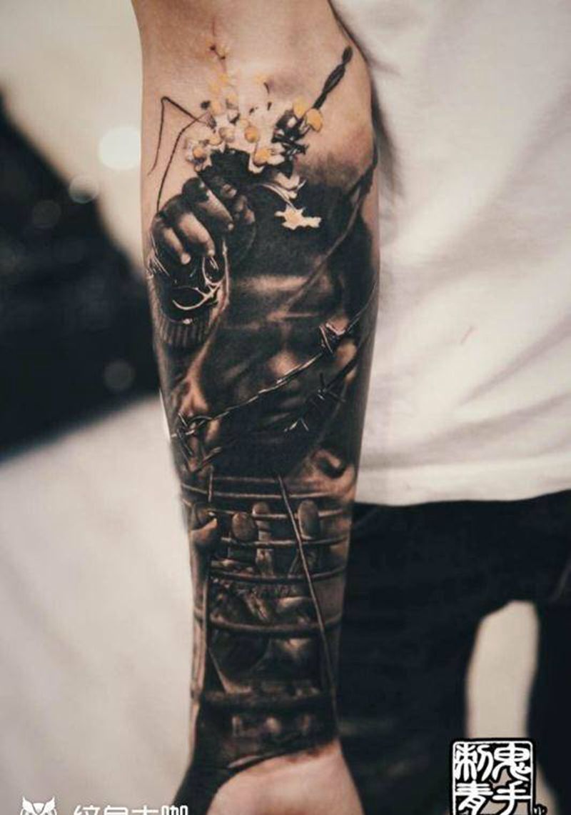 鬼手纹身5.12日作品纹身图片_云南昆明鬼手纹身图案