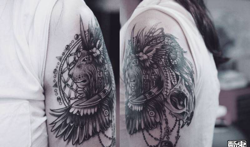 鬼手纹身3.25日作品纹身图片_鬼手云南昆明纹身图案