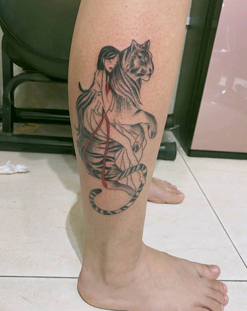 猫纹身图片_脚部纹身图案