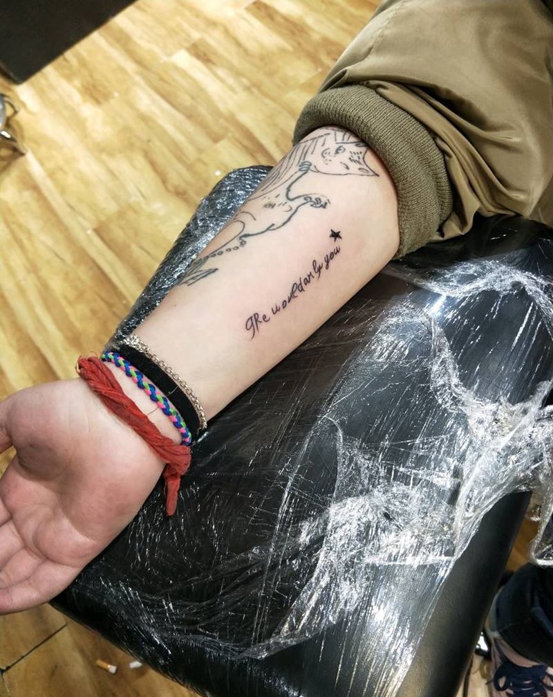 小清新纹身图片