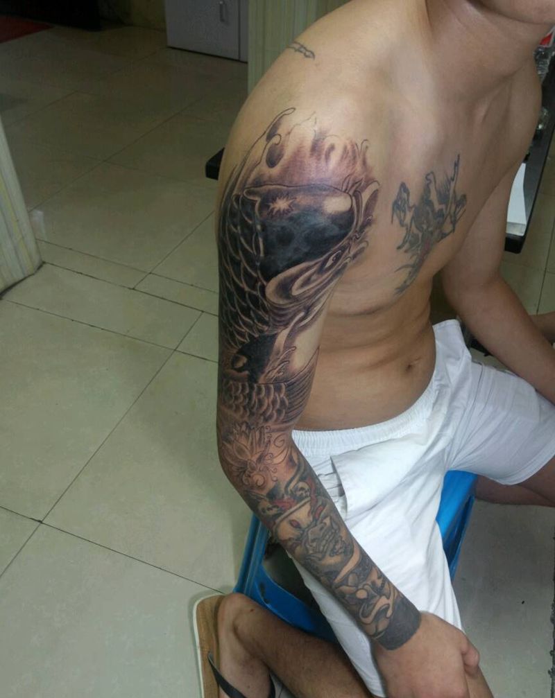 疯狂遮盖…纹身图片