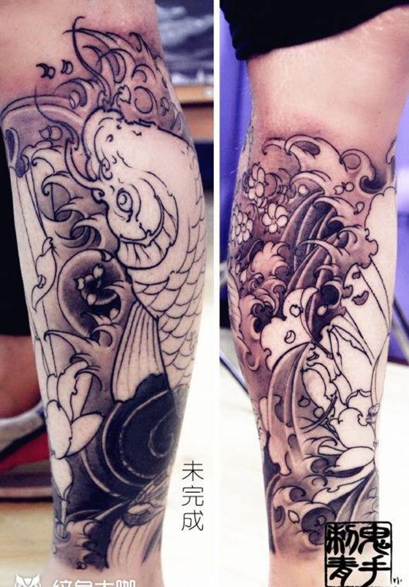 鬼手纹身8.2作品鉴赏纹身图片_鬼手昆明成品纹身图案