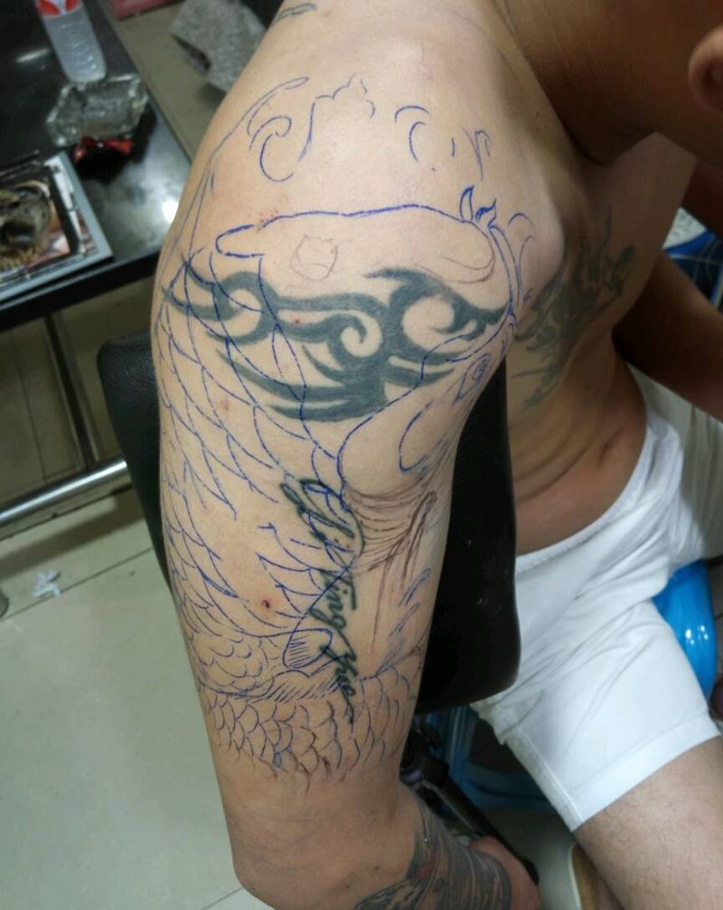 这图咋盖纹身图片