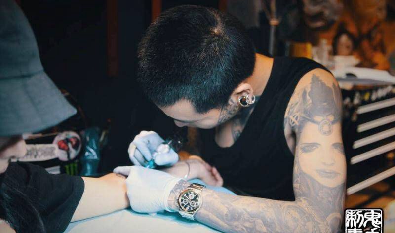 鬼手纹身纹身图片_鬼手云南昆明纹身图案