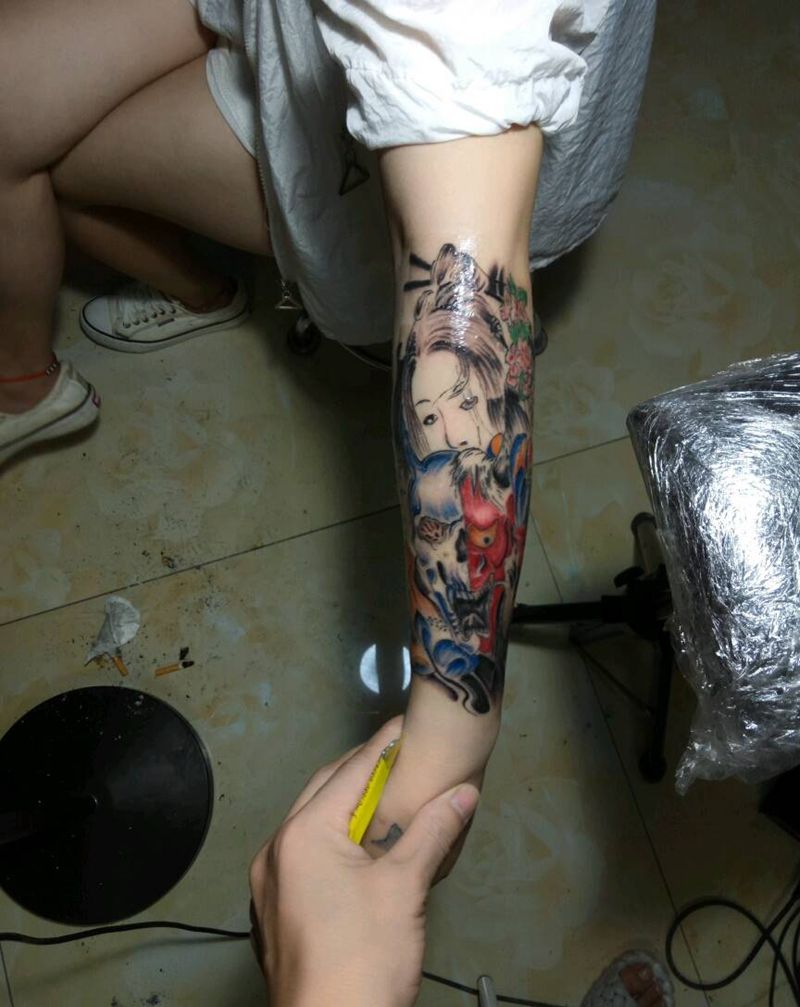 小臂…纹身图片