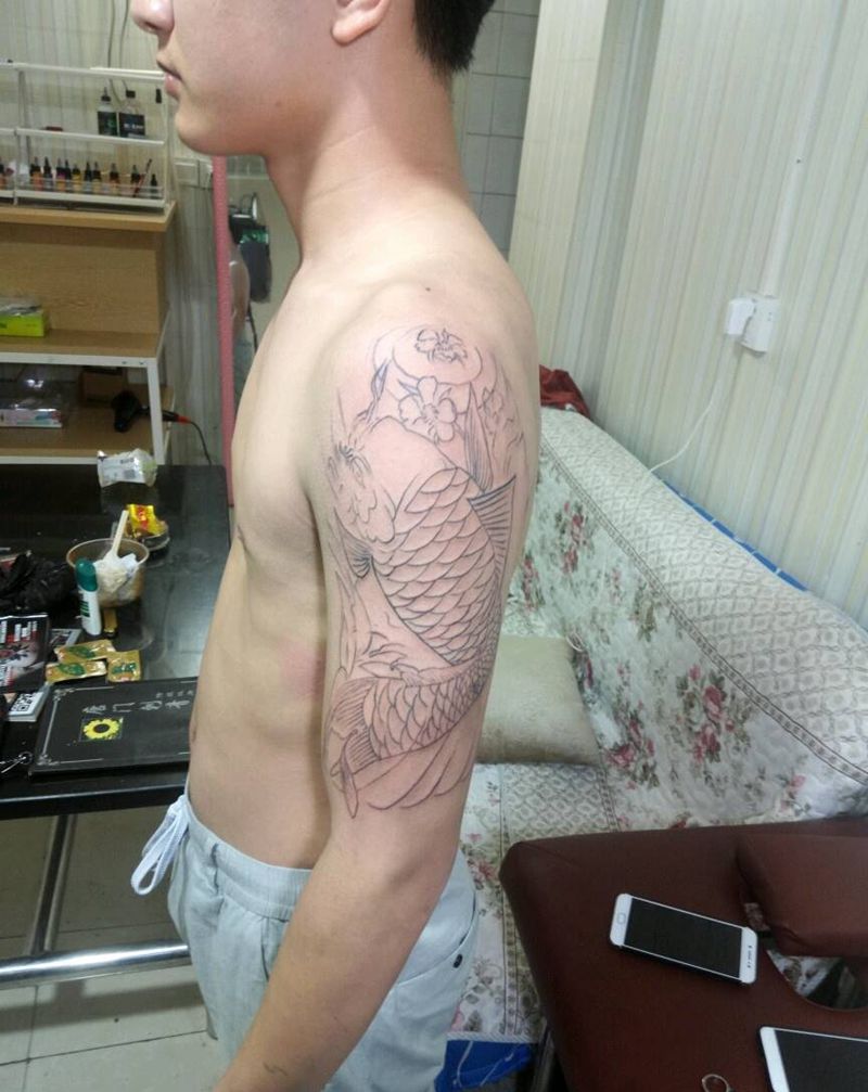 同款鱼 再来一条纹身图片