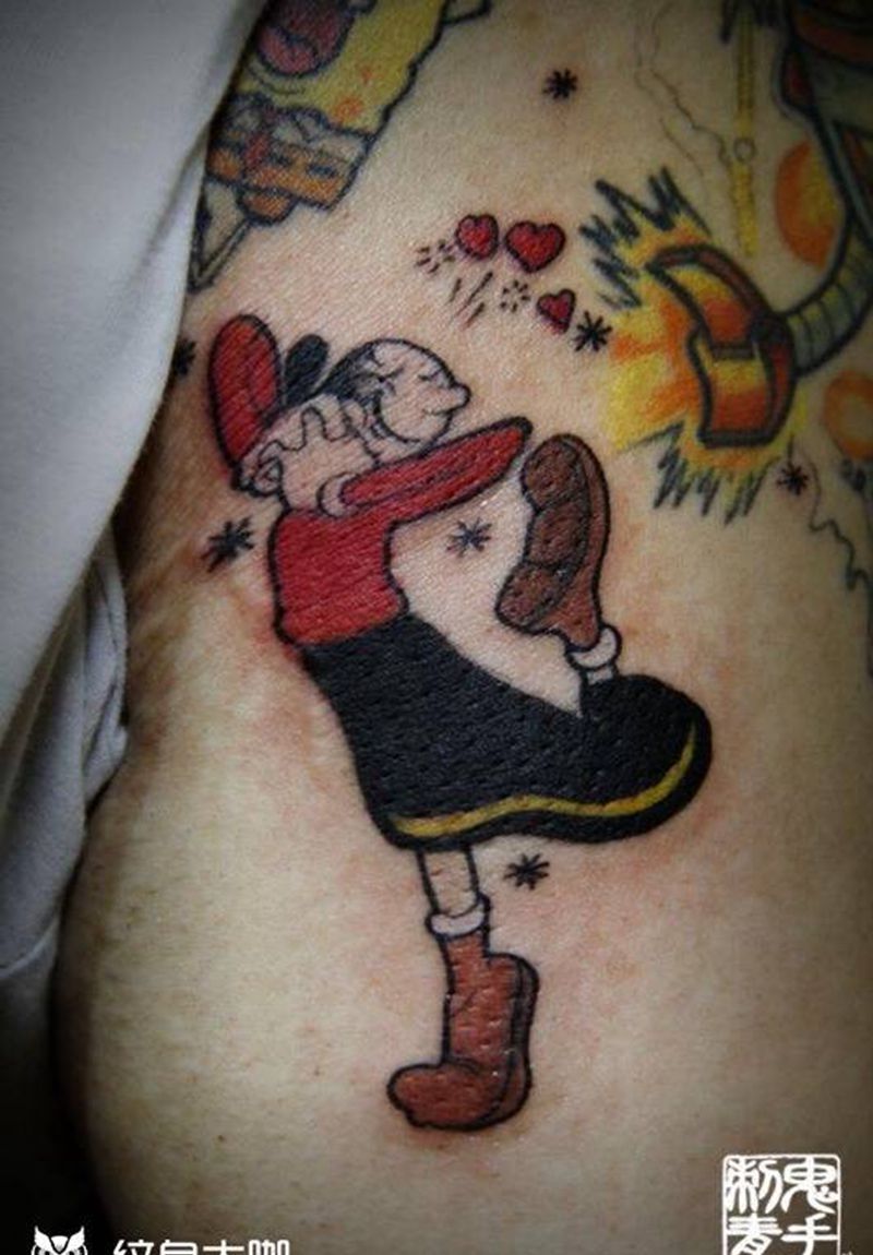 奥利佛纹身图片_鬼手昆明成品纹身图案