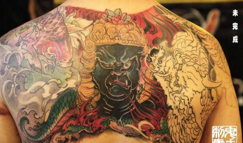 鬼手纹身3.18日作品纹身图片