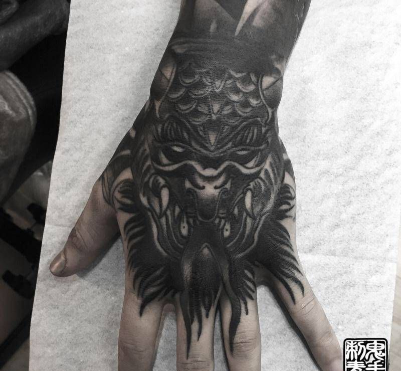 鬼手纹身8.8日作品纹身图片_鬼手昆明云南纹身图案
