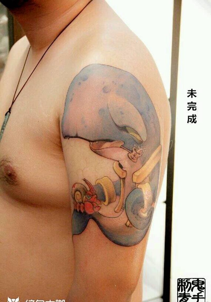 鬼手纹身纹身图片_昆明纹身图案