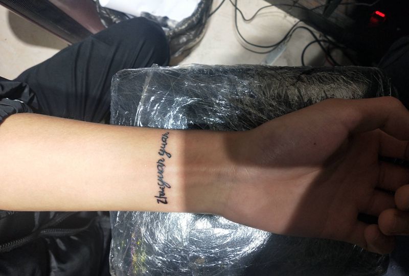 小清新纹身图片_手部纹身图案